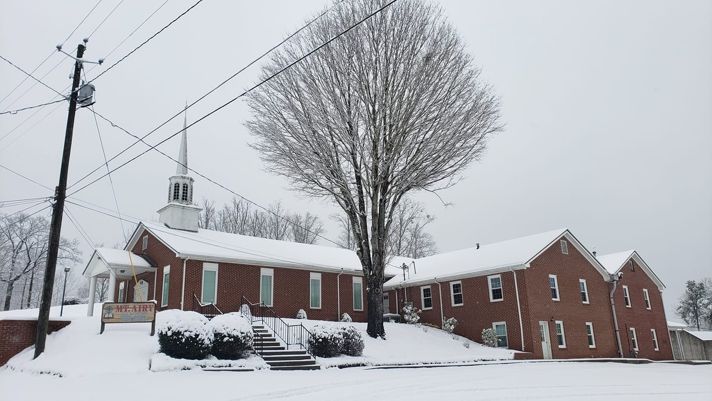 church building-snow